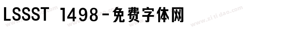 LSSST 1498字体转换